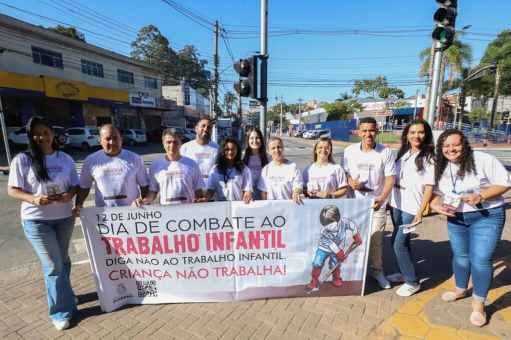 Combate ao trabalho infantil ocupa as ruas de Diadema