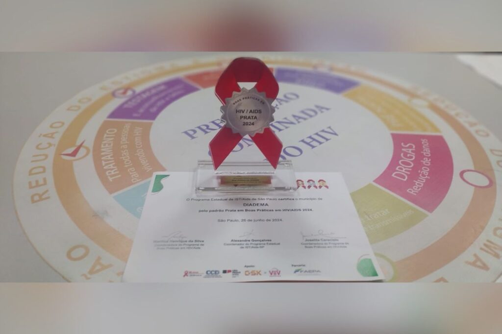 Diadema conquista Selo Prata por boas práticas no cuidado a pessoas com HIV/Aids