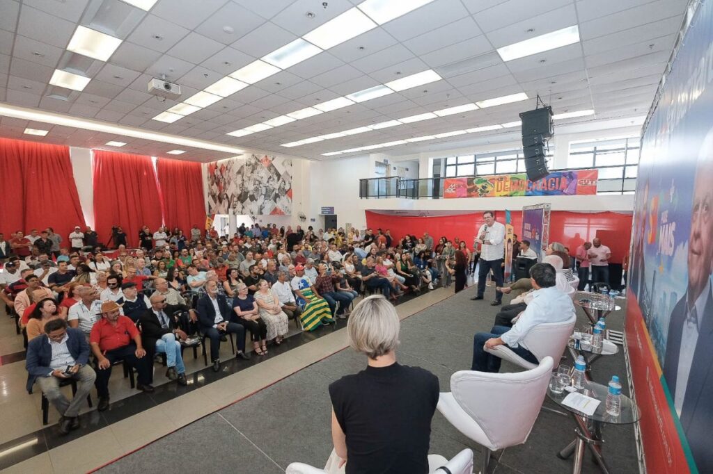 Luiz Fernando recebe ministro Wellington Dias para debater assistência social em São Bernardo