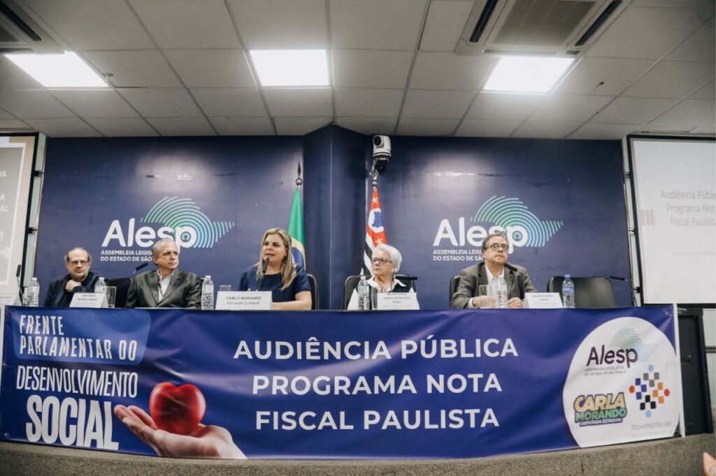 PL da deputada Carla Morando que beneficia entidades sociais no Programa de Nota Fiscal Paulista é aprovado na Alesp