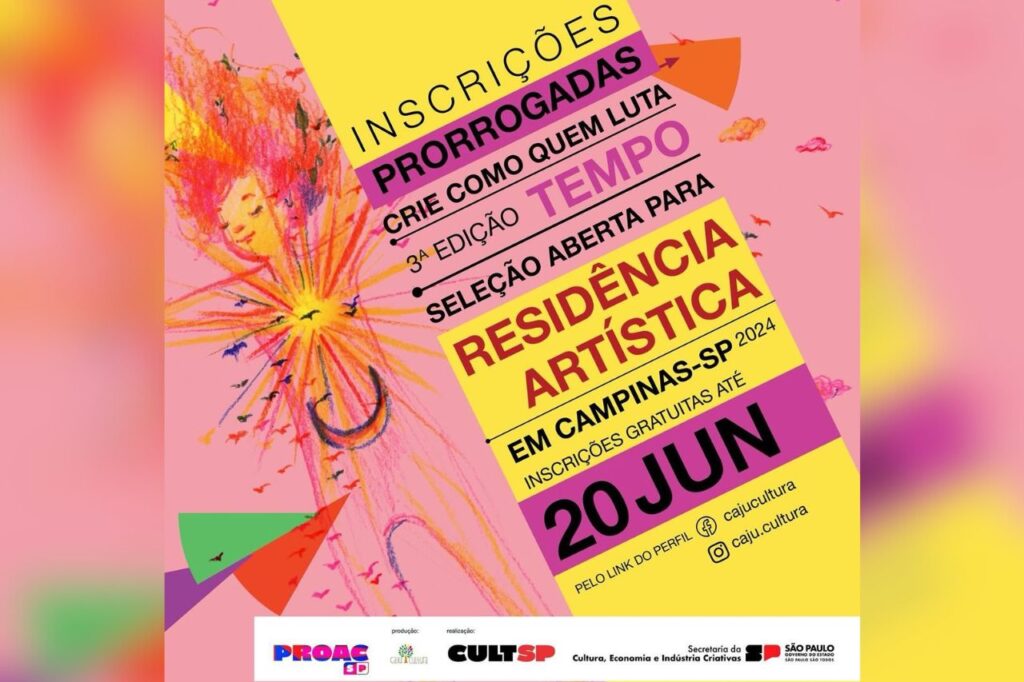 Prorrogadas para 20/06 as inscrições para a residência artística do Festival CRIE como quem LUTA