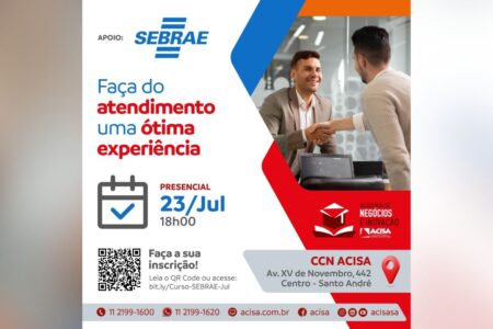 ACISA e SEBRAE promovem palestra sobre as novas formas de atendimento ao cliente