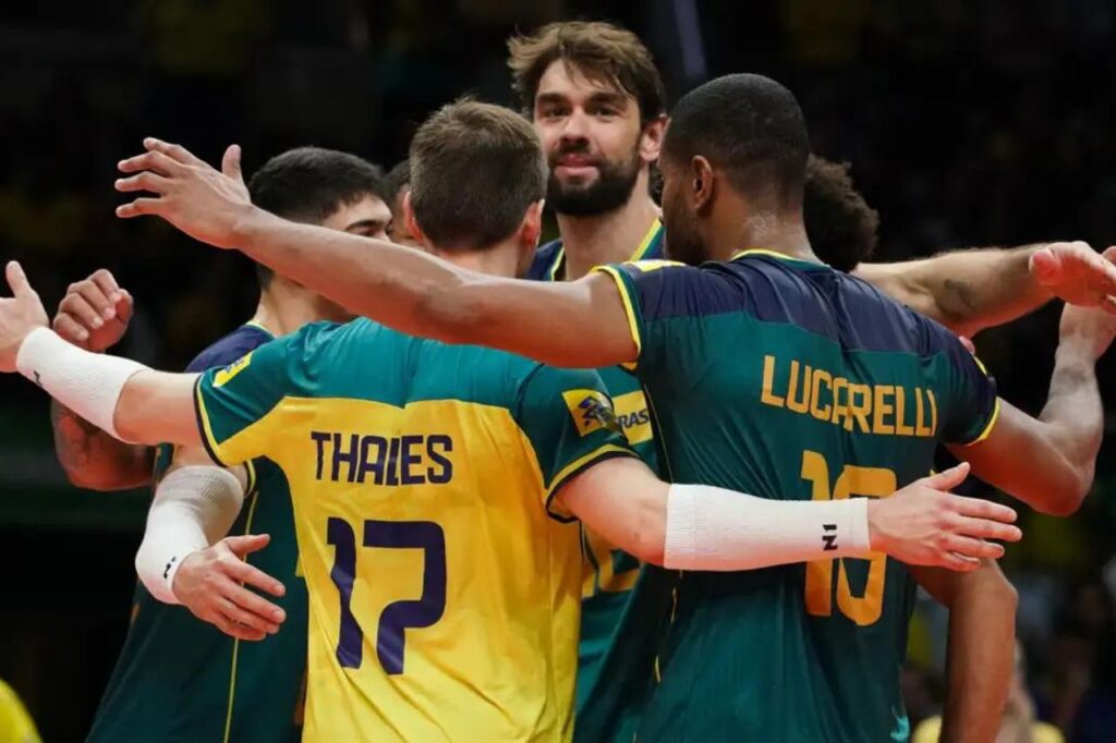 Definidos os 12 convocados da seleção masculina de vôlei para Paris