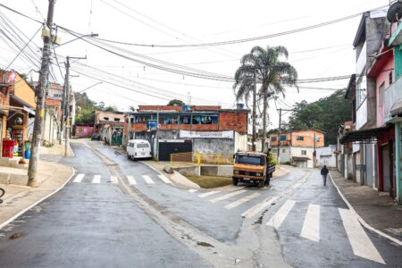 Em São Bernardo, obras de urbanização do Serro Azul entram na fase final