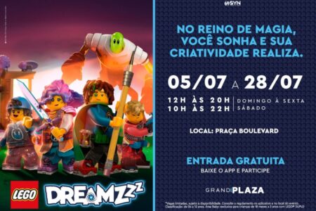 Férias no Grand Plaza oferece eventos gratuitos e imperdíveis com a LEGO® para toda a família