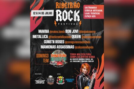 Ribeirão Pires celebrará Dia Mundial do Rock com Festival de música