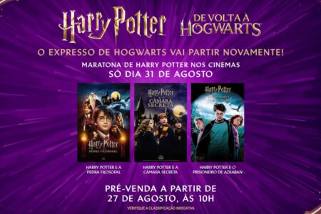 Cinemark abre pré-venda para 'Maratona Harry Potter' pelo valor promocional de R$15