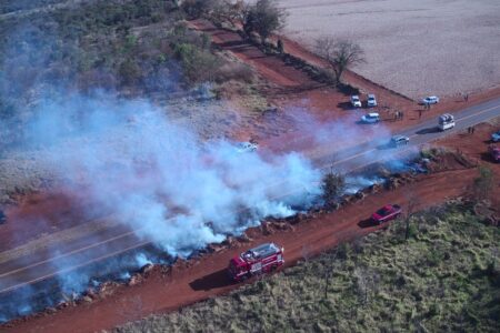 Defesa Civil de SP alerta para risco de incêndios para os próximos dias em quase todo o território paulista