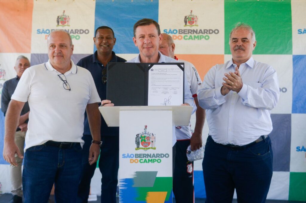 Em São Bernardo, revitalização do campo da Paulicéia recebe aporte de R$ 2,7 milhões