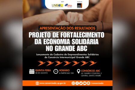 Grande ABC apresenta projeto de fortalecimento da Economia Solidária