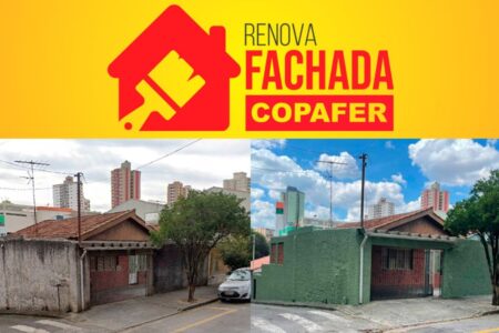 Projeto 'Renova Fachada' da Copafer transforma casas no Grande ABC