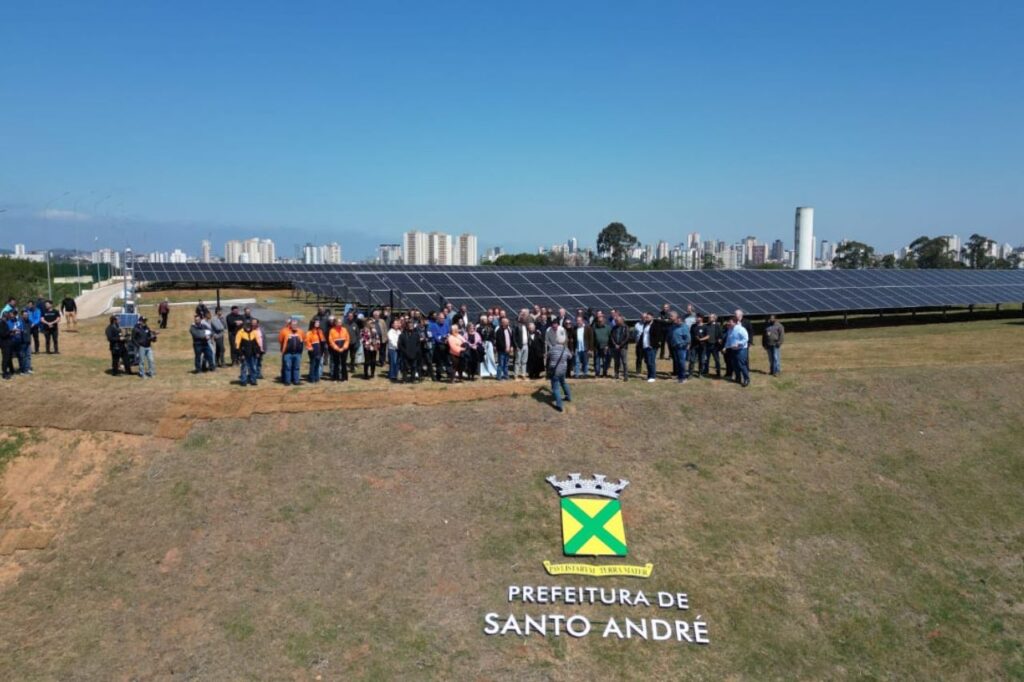 Santo André inaugura segunda usina de energia fotovoltaica