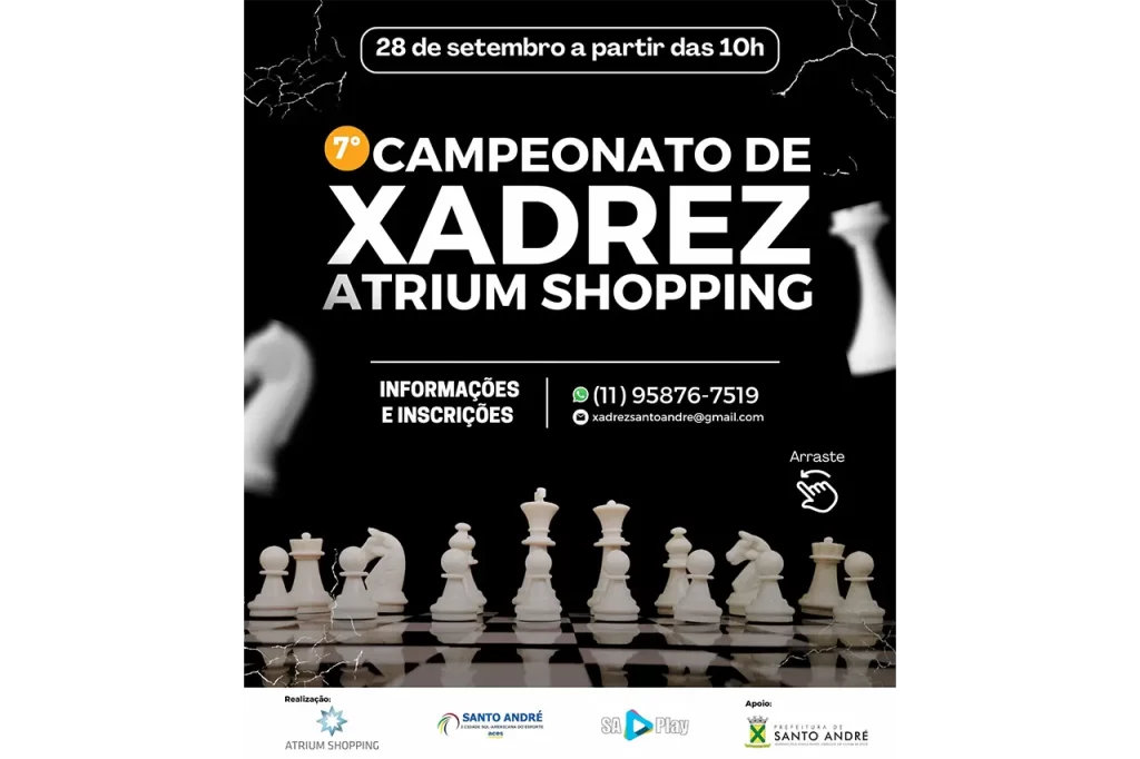 Jovens talentos do xadrez têm duelo marcado no Atrium Shopping