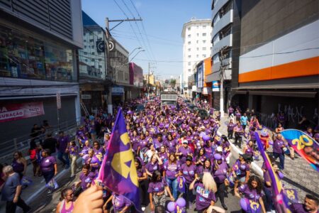 Mais de 3 mil mulheres participam de caminhada em apoio a Marcelo Lima