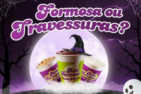 Açaí Formosa oferece bônus de 300 ml para clientes fantasiados no Halloween