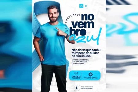 Atrium Shopping e Ossel Assistência se unem em campanha de conscientização sobre o câncer de próstata