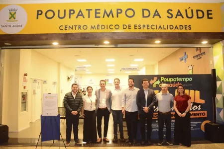 Prefeito celebra 250 mil atendimentos no Poupatempo da Saúde de Santo André