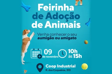 Coop realiza feira de adoção de animais com apoio a protetores independentes