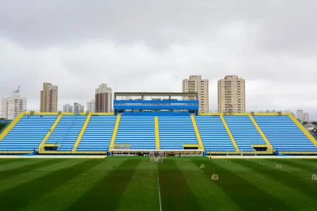 Estádio Bruno José Daniel em Santo André, sede confirmada da Copa São Paulo de Futebol Júnior 2025