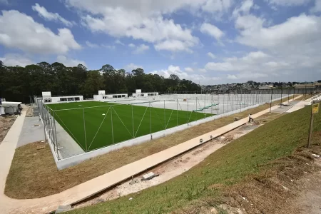 Vistoria das obras do Parque da Cidadania em São Bernardo