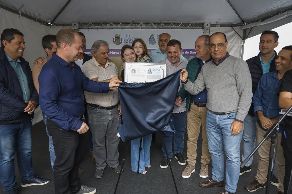 Inauguração da Central de Triagem de Coleta Seletiva do Saesa em São Caetano do Sul.