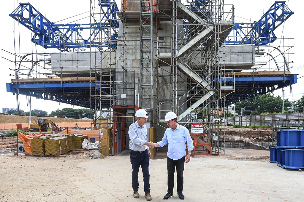 Viaduto estaiado avança em São Bernardo e promete melhorar mobilidade no Grande ABC