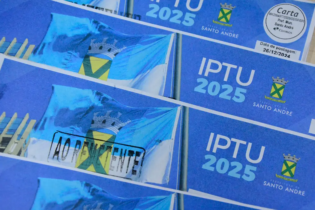 IPTU Santo André 2025 vencimentos e descontos