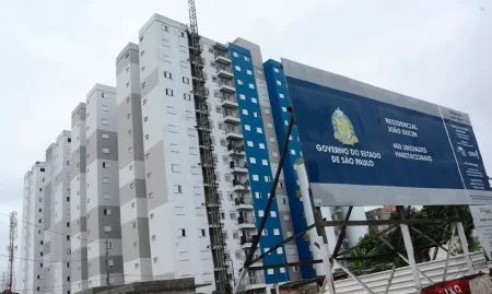 Obras do Residencial João Ducin, em Santo André, seguem em ritmo acelerado