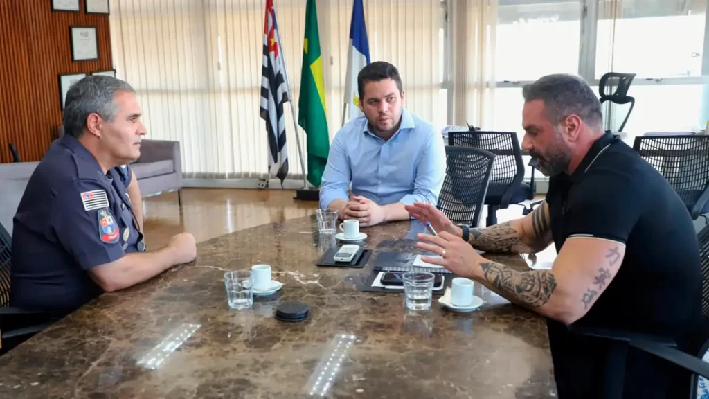 Gilvan Junior fortalece parceria com a Polícia Militar para ampliar segurança em Santo André
