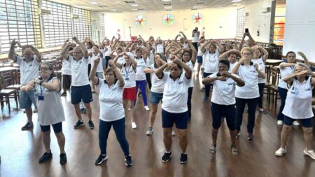 Aulão especial da UniMais promove saúde e bem-estar para Idosos de São Caetano