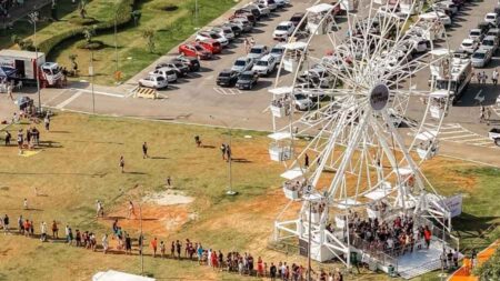 Rodas-Gigantes recebem quase 5 toneladas de doações destinadas ao Fundo Social de São Bernardo