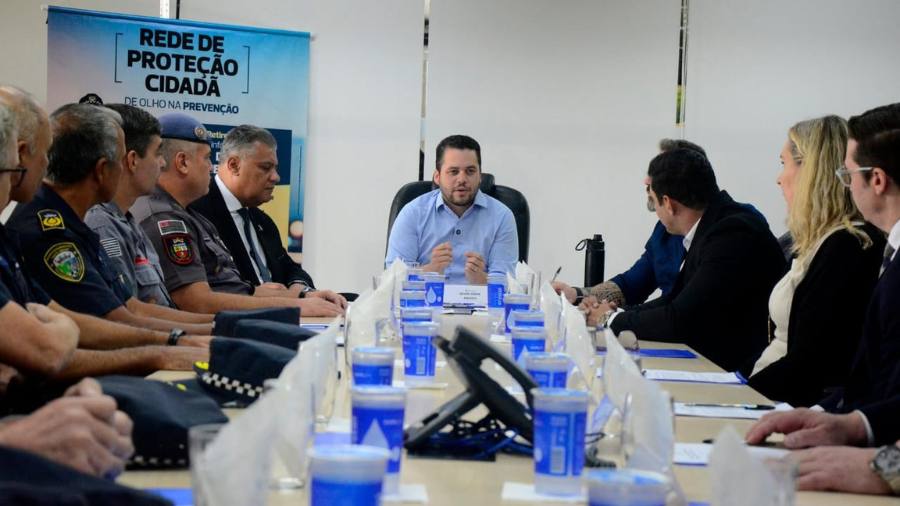 Santo André realiza reunião integrada com forças policiais