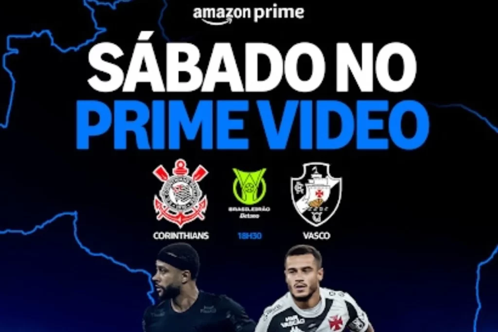 Galvão Bueno estreia no Prime Video em transmissão de Corinthians x Vasco
