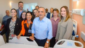 Prefeito Marcelo Lima inaugura leitos no Hospital da Mulher em São Bernardo