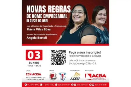 ACISA promove palestra sobre as novas regras de nome empresarial