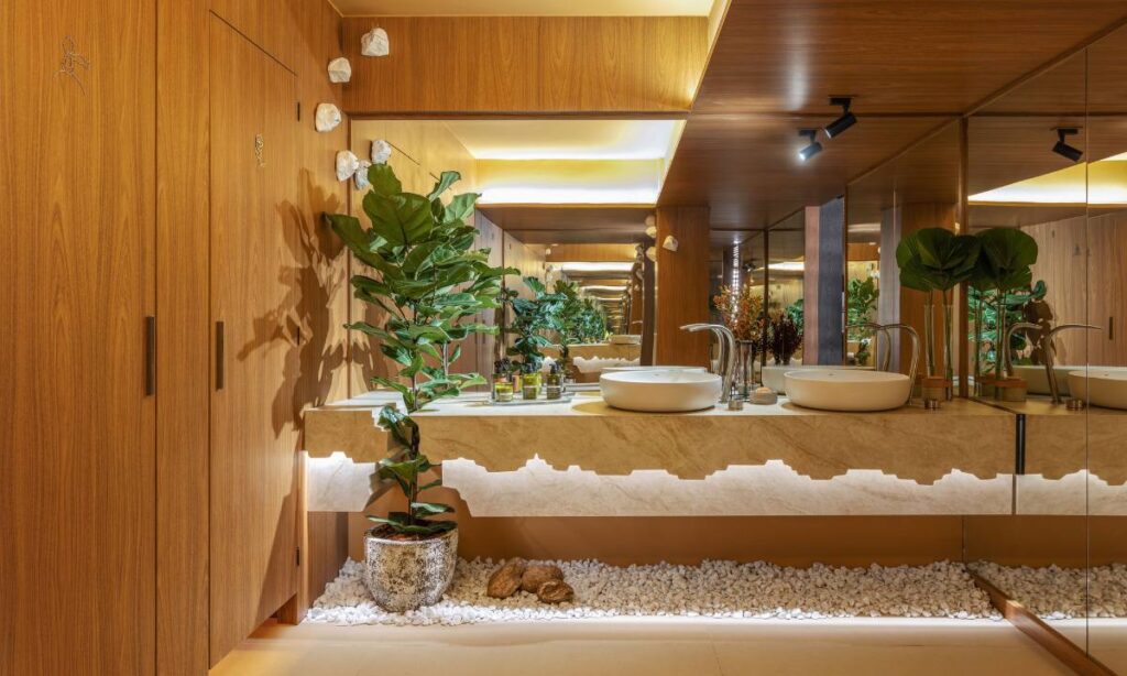 CASACOR São Paulo 2025: Reconexão do ser humano com a natureza inspira projeto de banheiro assinado pela arquiteta Janaína Casagrande