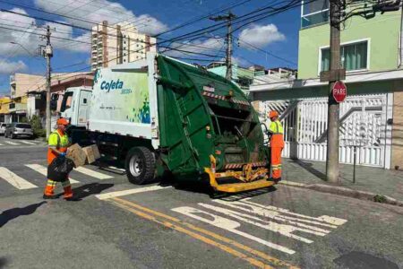 Coleta de resíduos sólidos em Santo André atinge 89,6% de aprovação, segundo pesquisa do Indsat