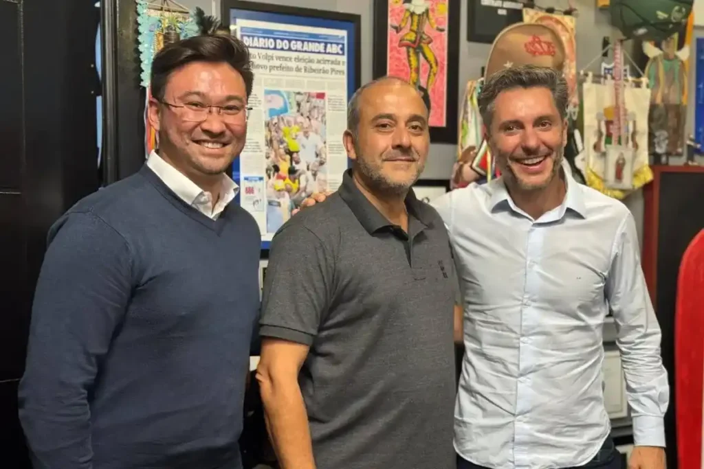 Guto Volpi recebe visita do deputado federal Alex Manente para tratar sobre saúde mental 