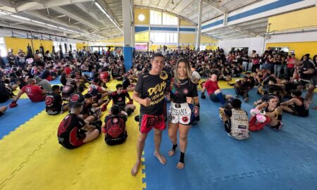Muay thai de São Caetano gradua prajieds de mais de 800 alunos e arrecada alimentos para o Fundo Social