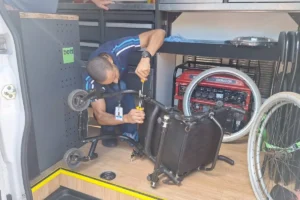 Oficina Ortopédica Itinerante de São Bernardo fecha o 1º mês com reparos em 40 equipamentos