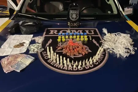 Operação Dorme Bem SBC faz dispersão de baile funk no Jd. Limpão e prende traficante no bairro dos Casa
