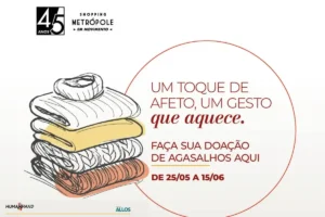 Shopping Metrópole promove campanha de arrecadação de agasalhos