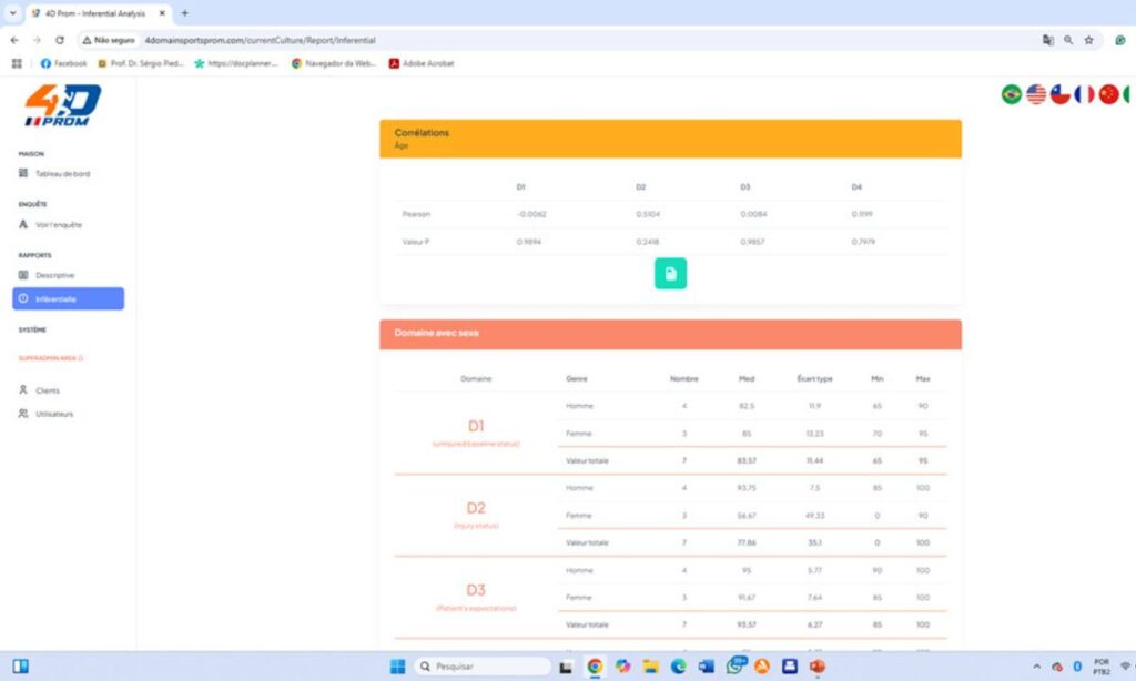 Software da Unicamp avalia eficácia de tratamento esportivo sob a ótica do paciente 1 Software da Unicamp avalia eficácia de tratamento esportivo sob a ótica do paciente