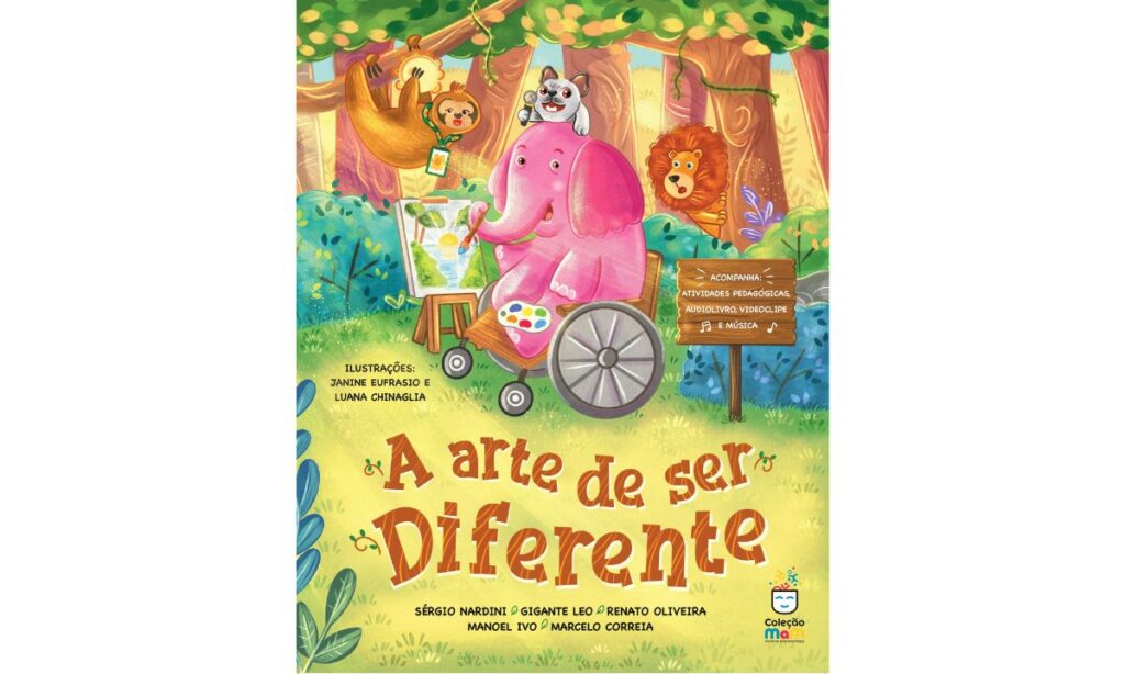Bienal do Livro: Gigante Leo estreia na literatura infantil com livro que celebra a diversidade e desafia preconceitos: 'A diferença é uma riqueza' 1 Bienal do Livro: Gigante Leo estreia na literatura infantil com livro que celebra a diversidade e desafia preconceitos: 'A diferença é uma riqueza'