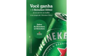Cerveja em dobro: Mei Mei e Heineken promovem ação especial nos restaurantes da rede
