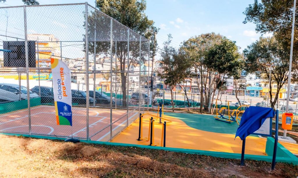 Em São Bernardo, moradores do Jardim João de Barro e Campestre são contemplados com novos espaços públicos de lazer