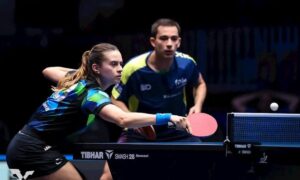 Hugo Calderano e Bruna Takahashi vencem dupla top-3 e avançam às quartas em Liubliana