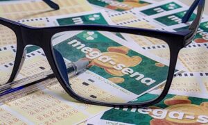 Sorteio da Mega-Sena concurso 2.876 no Espaço da Sorte, em São Paulo, com prêmio de R$ 100 milhões