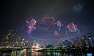 Show de drones na China entra para o Guinness com 11.787 aeronaves no céu