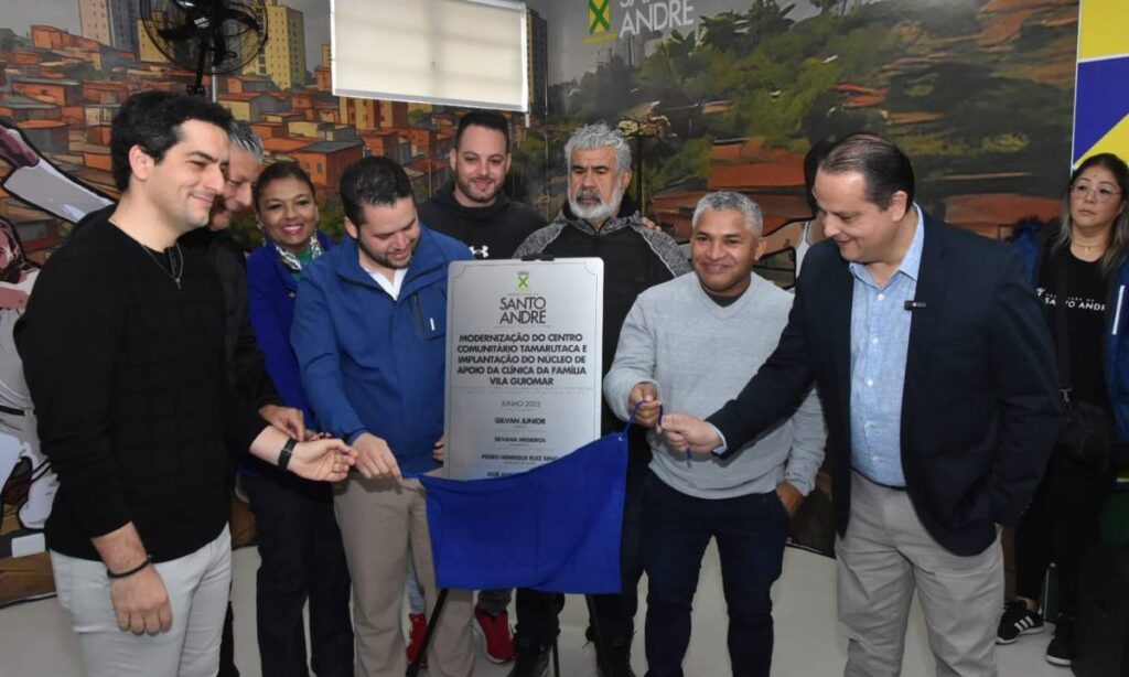 Santo André entrega revitalização do Centro Comunitário Tamarutaca e inaugura Núcleo de Apoio da Clínica da Família Vila Guiomar 1 Santo André entrega revitalização do Centro Comunitário Tamarutaca e inaugura Núcleo de Apoio da Clínica da Família Vila Guiomar